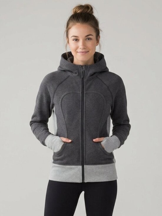 lululemon athletica Sweaters - Lululemon Vintage Scuba Hoodie in Slate